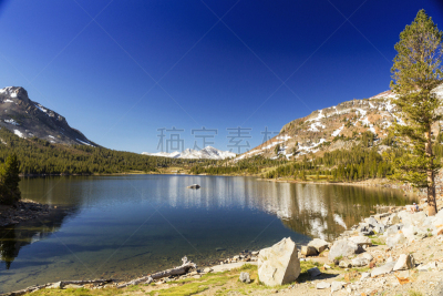 提欧嘎山口,120号公路,特纳娅湖,马里波萨谷巨杉林,地形图,加利福尼亚内华达山脉,天空,休闲活动,水平画幅,高视角