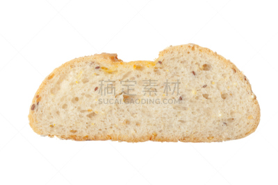 面包,黑麦镇,粗糙的,面粉,水平画幅,酵母,健康保健,背景分离,图像,完整
