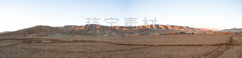 阿富汗,中苏格兰,山谷,哈扎拉,砖坯,农业,偏远的,景观设计,风景,全景
