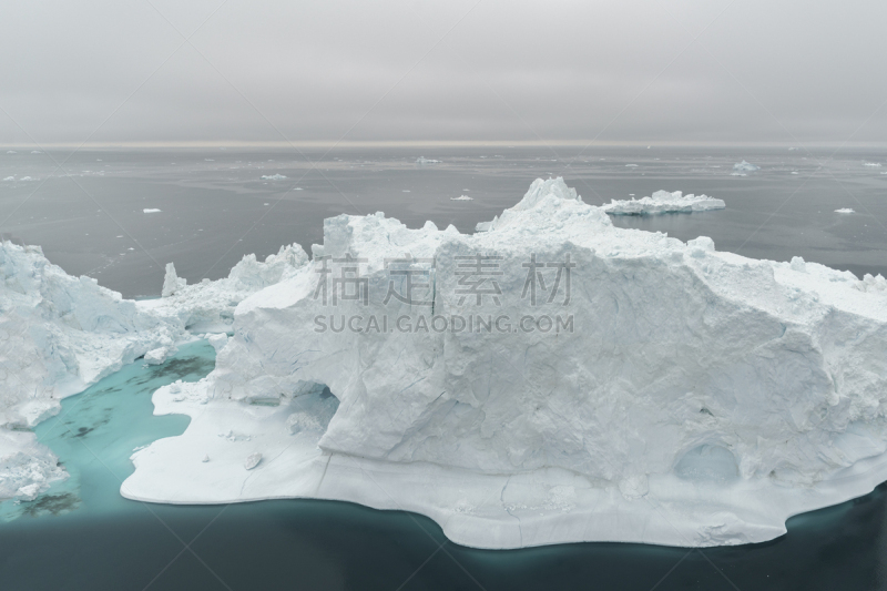 北冰洋,冰山,北极,格陵兰,天空,风,气候,雪,北美,戏剧性的景观