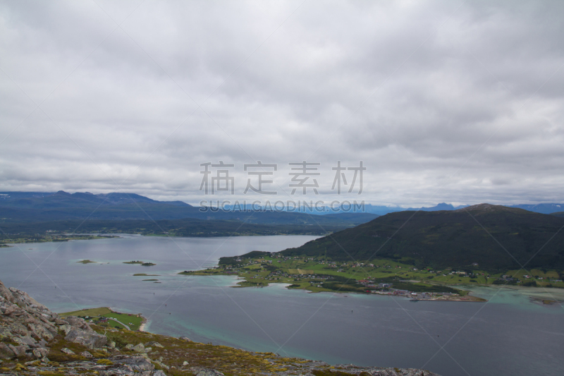 格林威治村,峡湾,水,天空,气候,水平画幅,山,无人,在边上,攀登