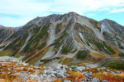 富山,山,秋天,黑部水库,室堂,富山县,飞驒山脉,日本阿尔卑斯山脉,天空,里山