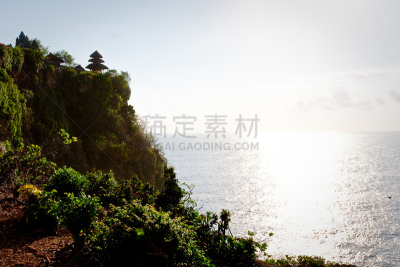 乌鲁瓦度,巴厘岛,寺庙,印度尼西亚,水,水平画幅,无人,夏天,户外,石头