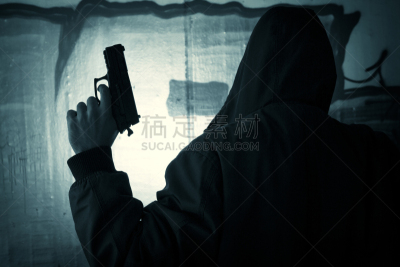 男人,轮廓,坏人,流氓,连帽运动外套,盗贼,留白