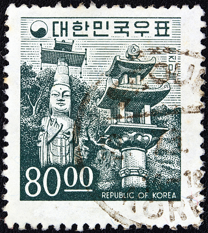 1966,佛,寺庙,邮票,弥勒佛,垂直画幅,无人,古老的,石材,特写