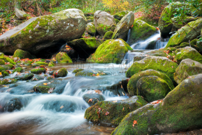 river roaring fork,田纳西,格托林伯格,瀑布,美国,小河,水道,阿巴拉契亚山脉,水