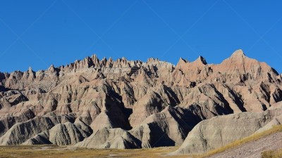 宽屏,南达科他州,地形,自然美,信箱格式,荒地,地貌,沙岩,秋天,沙子
