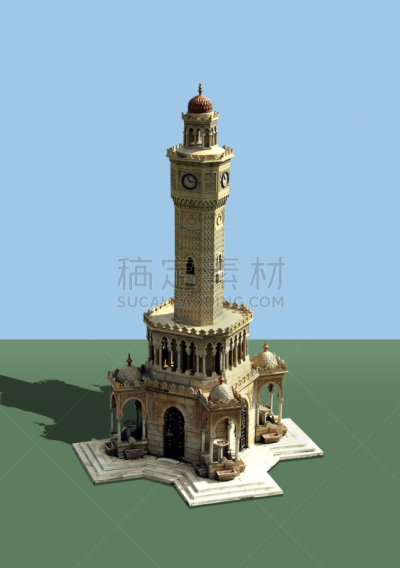 背景分离,钟塔,神,土耳其人,户外,著名景点,国内著名景点,时间,旅途,灵性
