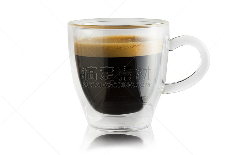 浓咖啡,小酒杯,饮食,褐色,绝缘体,芳香的,水平画幅,无人,白色背景,背景分离
