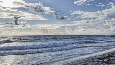 欧申赛德,德瑞海滩,佛罗里达,水,天空,海湾沿海,水平画幅,沙子,无人,大西洋