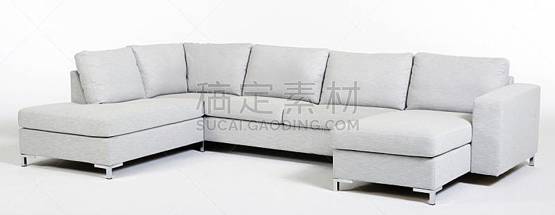 沙发,白色,水平画幅,纺织品,全景,家具,舒服,室内,柔和,坐
