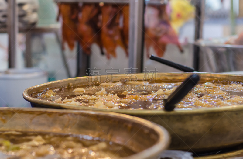泰国,柔焦,街头食品,图像,格子烤肉,沙嗲,水平画幅,开胃品,膳食,户外