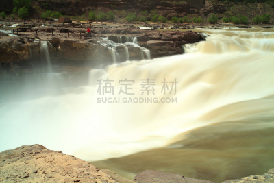 壶口瀑布,黄河,陕西省,水,水平画幅,瀑布,无人,湿,夏天,户外