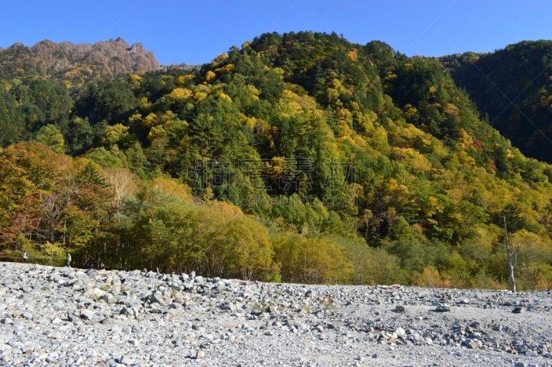 长野县,勒马前行,自然,水平画幅,日本,户外,徒步旅行,山,2015年,河流