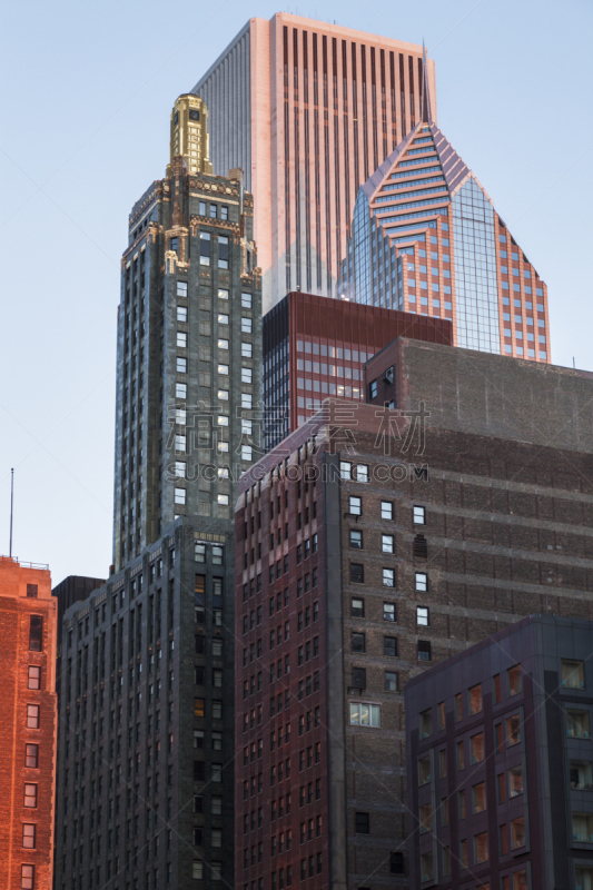 建筑,芝加哥市,垂直画幅,美国,无人,城市天际线,aon center,城市生活,户外,城市