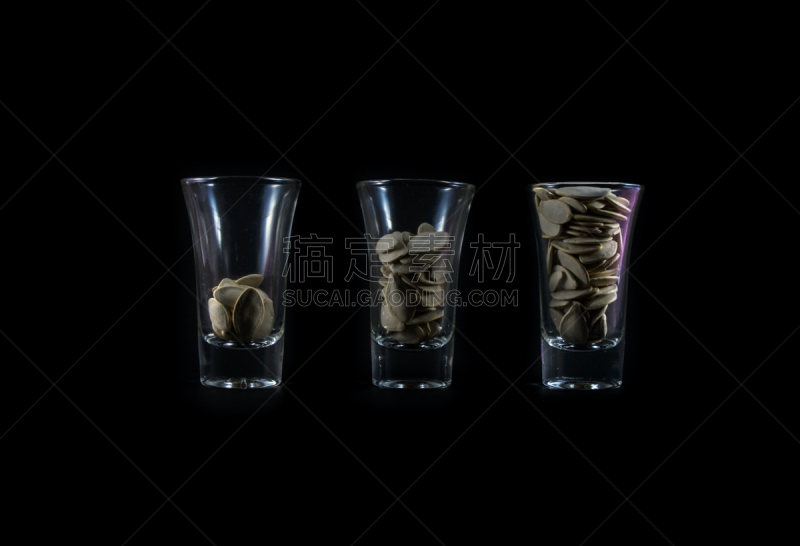 南瓜子,玻璃杯,水平画幅,形状,素食,无人,符号,古老的,生食,干的