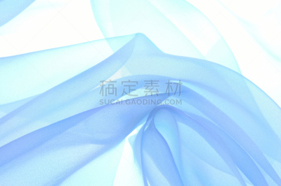 纺织品,纹理,玻璃纱,美,式样,水平画幅,无人,蓝色,材料,皱纹