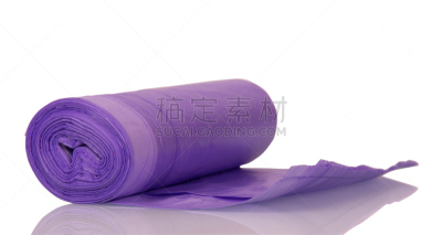 白色,丁香花,垃圾袋,聚乙烯,分离着色,垃圾,新的,水平画幅,塑料袋,无人