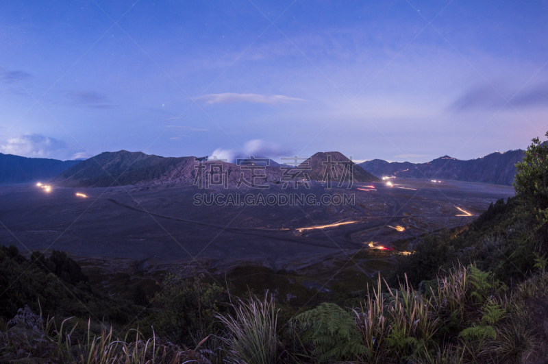 婆罗摩火山,活火山,山,雾,印度尼西亚,流水,黄昏,塞梅鲁火山,滕格尔火山,东爪哇