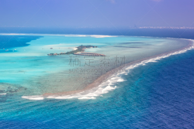 泻湖,马尔代夫,海洋,珊瑚岛,航拍视角,岛,旅途,华贵,印度次大陆,印度洋