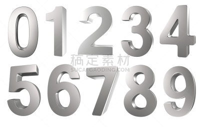 数字,三维图形,垂直画幅,水平画幅,形状,银色,无人,符号,金属,特写