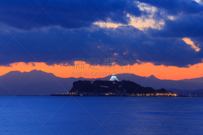 黄昏,天空,美,里山,水平画幅,无人,曙暮光,户外,明亮,海滩