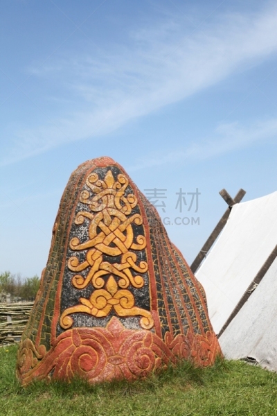 里伯郡,丹麦,城镇,垂直画幅,字母,符号,古老的,旅行者,石材,过去