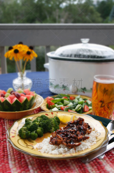 野餐,餐具,垂直画幅,无人,电饭锅,户外,特写,前景聚焦,商业厨房,彩色图片