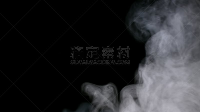 雾,烟,毛绒绒,黑色背景,风,半空中,干的,超自然,电源,漩涡形