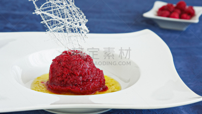 果汁冰糕,覆盆子,椒类食物,胡椒果冻,冰淇淋,瓦楞纸板,瓦楞铁,水平画幅,灯笼椒,特写