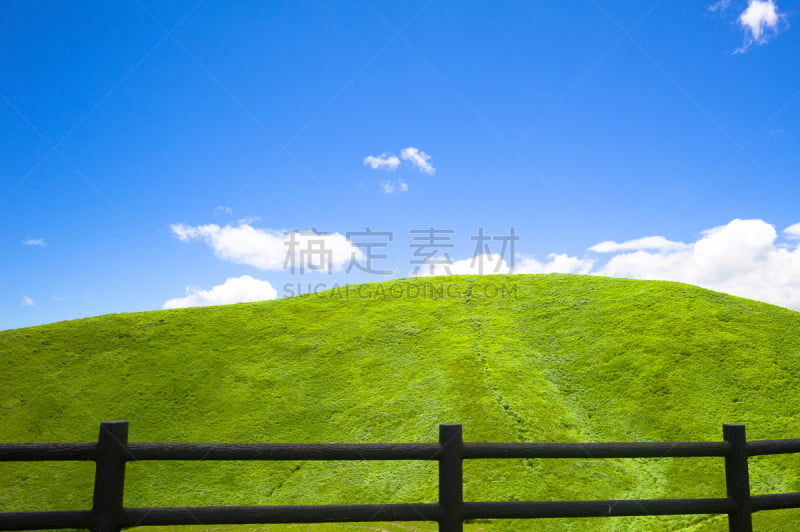 绿色,蓝色,全景,风景,伊东,美,留白,公园,里山,水平画幅