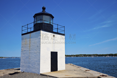 灯塔楼,塞伦,码头,塞勒姆,水,美国,水平画幅,建筑,无人,古老的