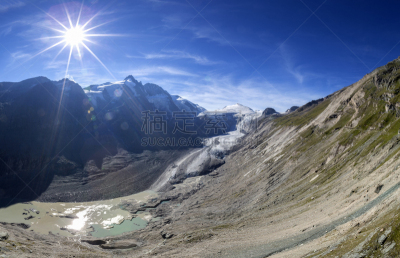 格劳斯格劳克纳山,奥地利,冰河,帕斯特兹冰河,中阿尔卑斯山脉,萨尔茨堡州,冰山,天空,水平画幅,雪