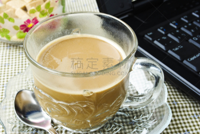 咖啡,刹车,办公室,笔记本电脑,褐色,水平画幅,com域名,符号,饮料,特写