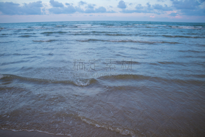 黄昏,海洋,海滩,巴蜀,湿,景观设计,热带气候,泰国,云,自然美