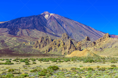 特内里费岛,皮可德泰德山,volcanic terrain,萨尔瓦多泰德国家公园,金丝雀,天空,公园,水平画幅,无人,火山地形