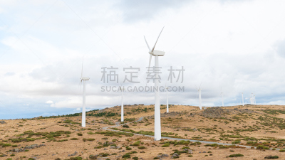 山,磨坊,发电站,升压站,太阳能发电站,太阳能电池板,可持续生活方式,风轮机,风力,太阳能