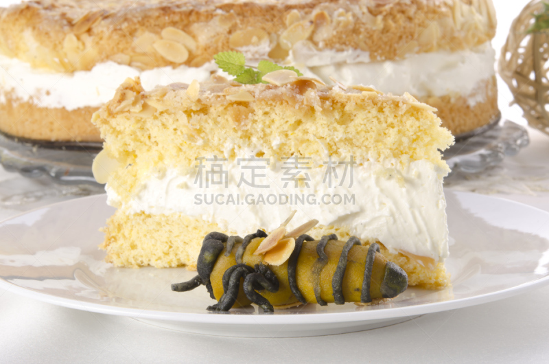 水平画幅,无人,蛋糕,烘焙糕点,甜点心,夹心蛋糕,高级西餐,甜食,盘子,餐馆