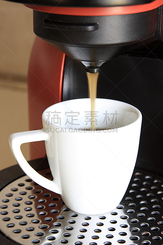 浓咖啡,住宅内部,垂直画幅,褐色,无人,饮料,特写,咖啡,现代,咖啡机