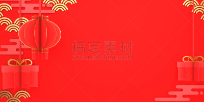 灯笼,中国,幸福,红色,春节,传统节日,背景,黄金,包装纸,网站横幅