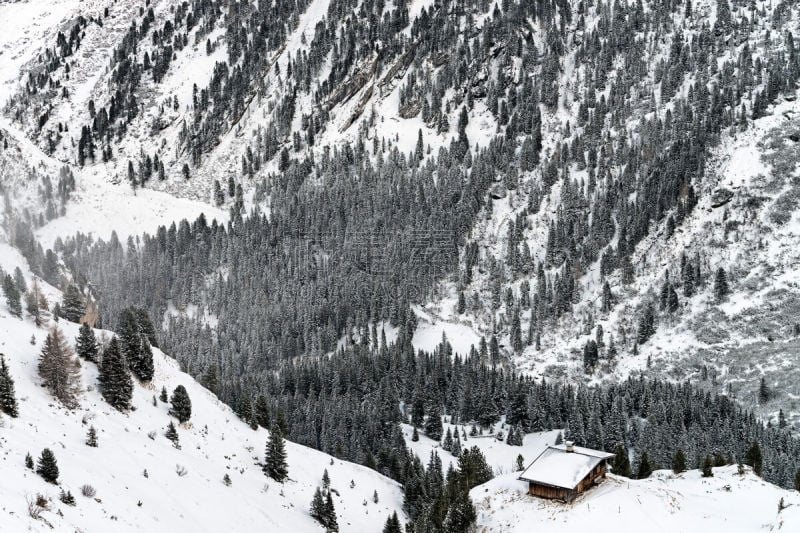 Ski resort Zillertal - Tirol, Austria.