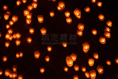 元宵节,灯笼,天空,夜晚,平西,中国元宵节,中国灯笼,2017年,事件,暗色