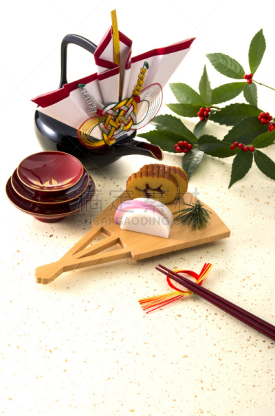 日本,新年前夕,运动茄克,垂直画幅,留白,黄金