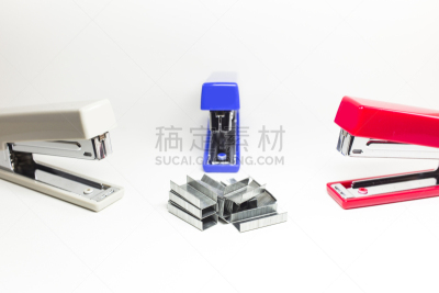 订书机,红色,白色,水平画幅,无人,蓝色,偏远的,一个物体,摄影