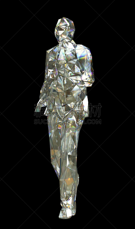 钻石,男人,结构关节突关节,垂直画幅,留白,奖杯,宝石,形状,玻璃,尖利
