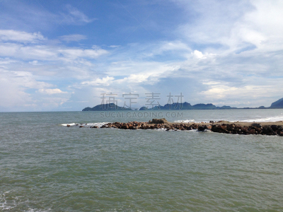 自然美,鸡尾酒,云景,热带气候,云,泰国,禅宗,泰国湾,水湾,夏天