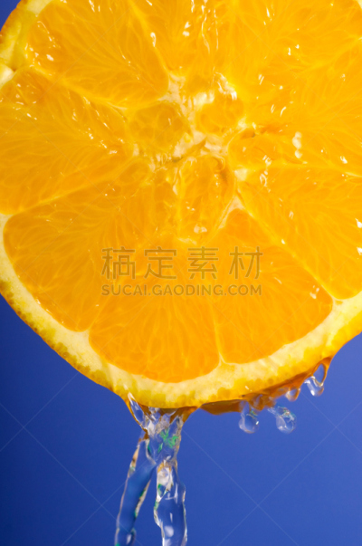 橙子,清新,矢状,木髓,切成两分的,垂直画幅,正面视角,椭圆形,无人,平视角