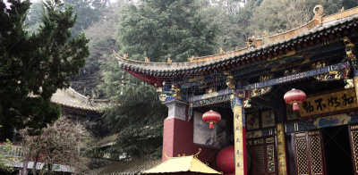 Chinese Temple details in the nature (Kunming, Yunnan, China)