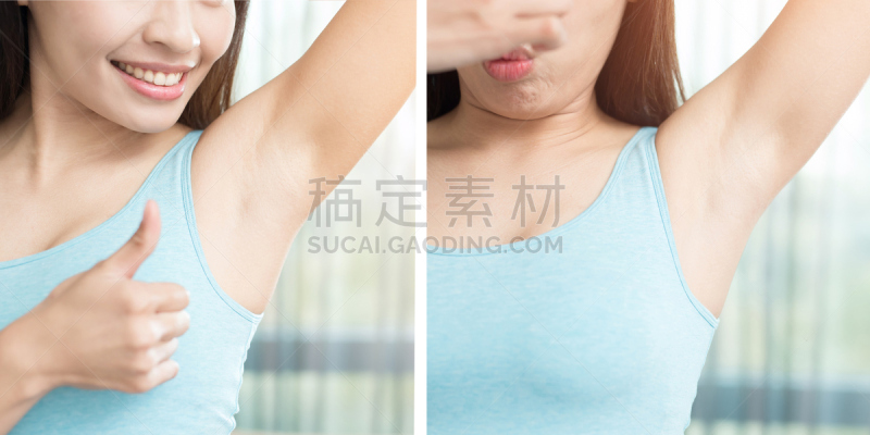 女人,手臂下的,臭鼬,腋窝,俄克拉荷马,臭,汗液,翘起大拇指,拇指,四肢
