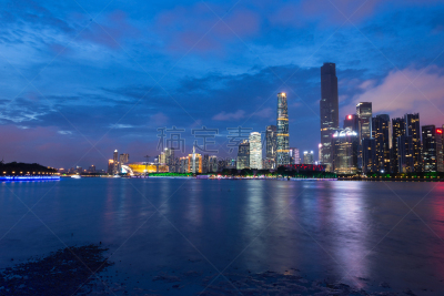 广州,风景,水,天空,水平画幅,夜晚,无人,海港,户外,滨水